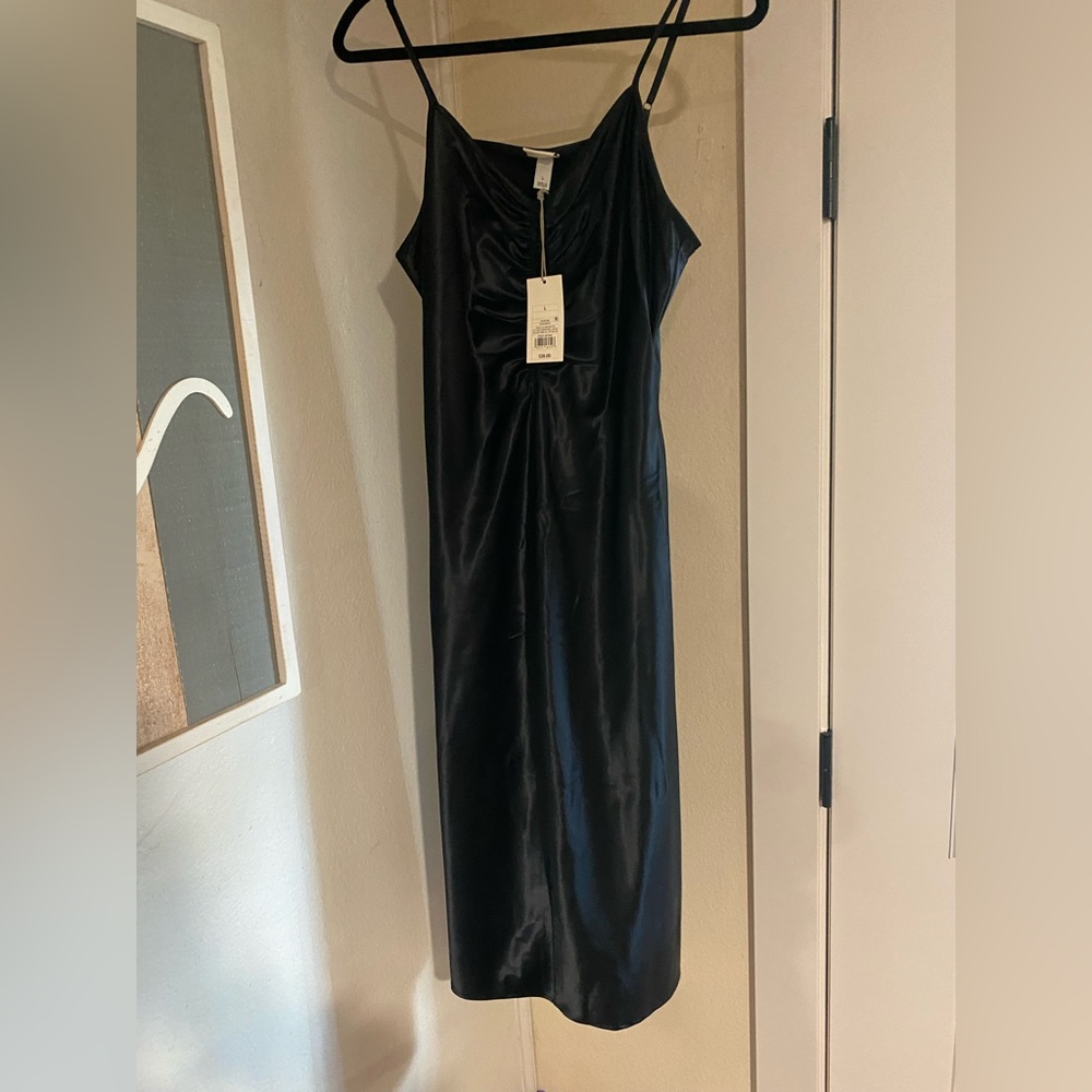 Target Black Satin Dress